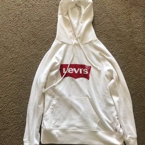 COPY - Levis white Hoodie - Size S